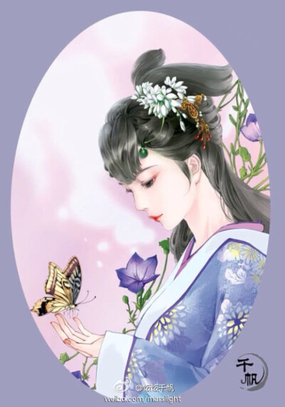  我愿化作蝶，恋上一朵花。