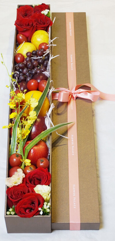 水果鲜花枪炮礼盒 —珠海花宫坊 http://shop108412070.taobao.com