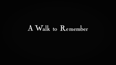 A Walk To Remember.初恋的回忆。