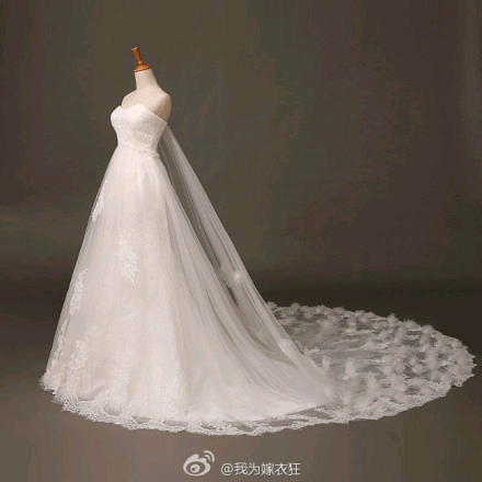 婚礼 婚纱 待我长发及腰～