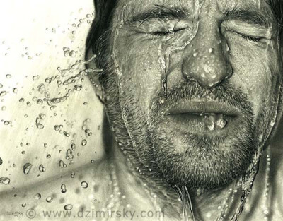 【 Dirk Dzimirsky】Pencil on paper. Drawing by Dirk Dzimirsky