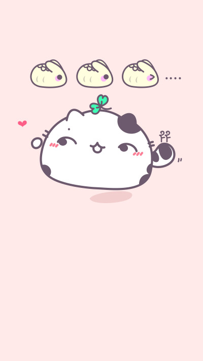 花园夜原创手绘。版权所有，转载请注明出处。花园家的喵咕酱。中秋节/月饼/兔子/萌/猫咪/手机壁纸/三星/note3/note4/iphone {微博@夜谜飒 }