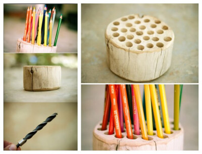 这样的笔筒放在桌角才有感 我的彩铅们有家了(*^__^*)