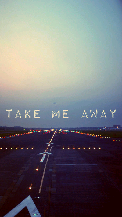 take me away 壁纸 文字心情 飞 空虚