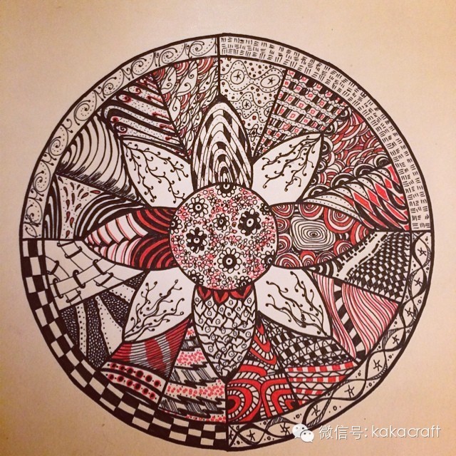 禅绕画 zentangle