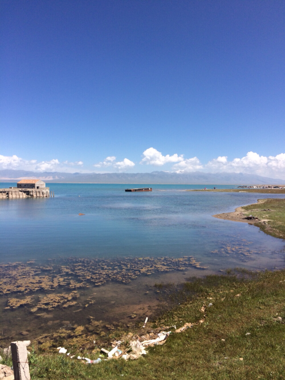 青海湖的天 真呀真么的藍(lán)