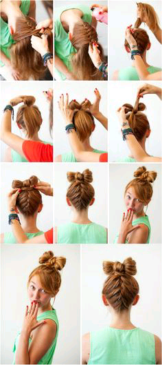 时尚简单的编发