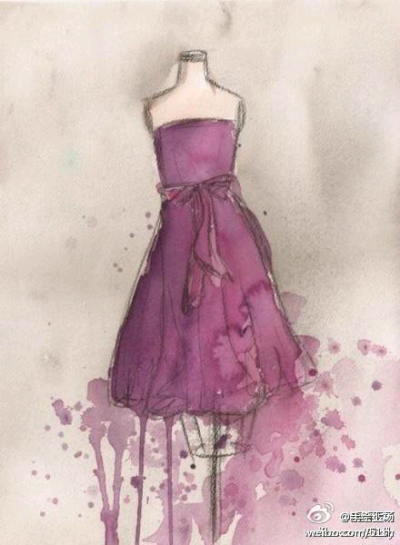 彩绘礼服