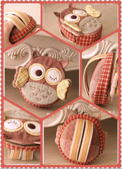 萌萌哒猫头鹰零钱包