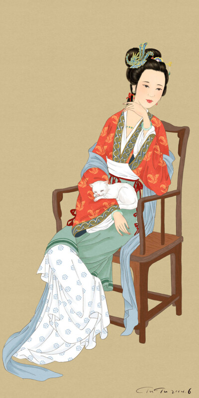 古风美人~作者：林家兔子