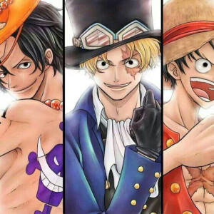 动漫 海贼王 壁纸 ONEPIECE 三兄弟❤艾斯 萨波 路飞