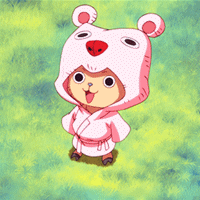 海贼王。乔巴可爱 萌 动漫动态图GIF