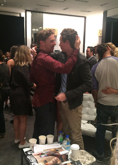 Benedict Cumberbatch and Eddie Redmayne