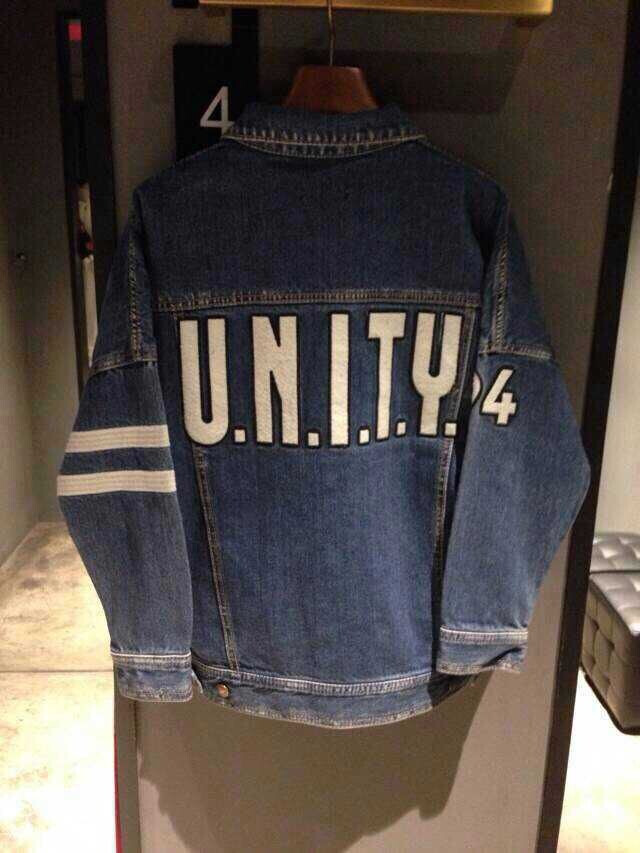 原厂#moussy# 字母贴布外套BF UNITY 94贴补外套 微博Cloud-0819 淘宝CLOUDYYY