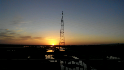 最爱我的家乡，伊犁河落日