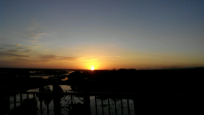 最爱我的家乡，伊犁河落日