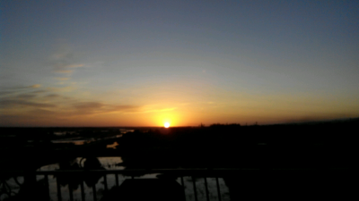 最爱我的家乡，伊犁河落日