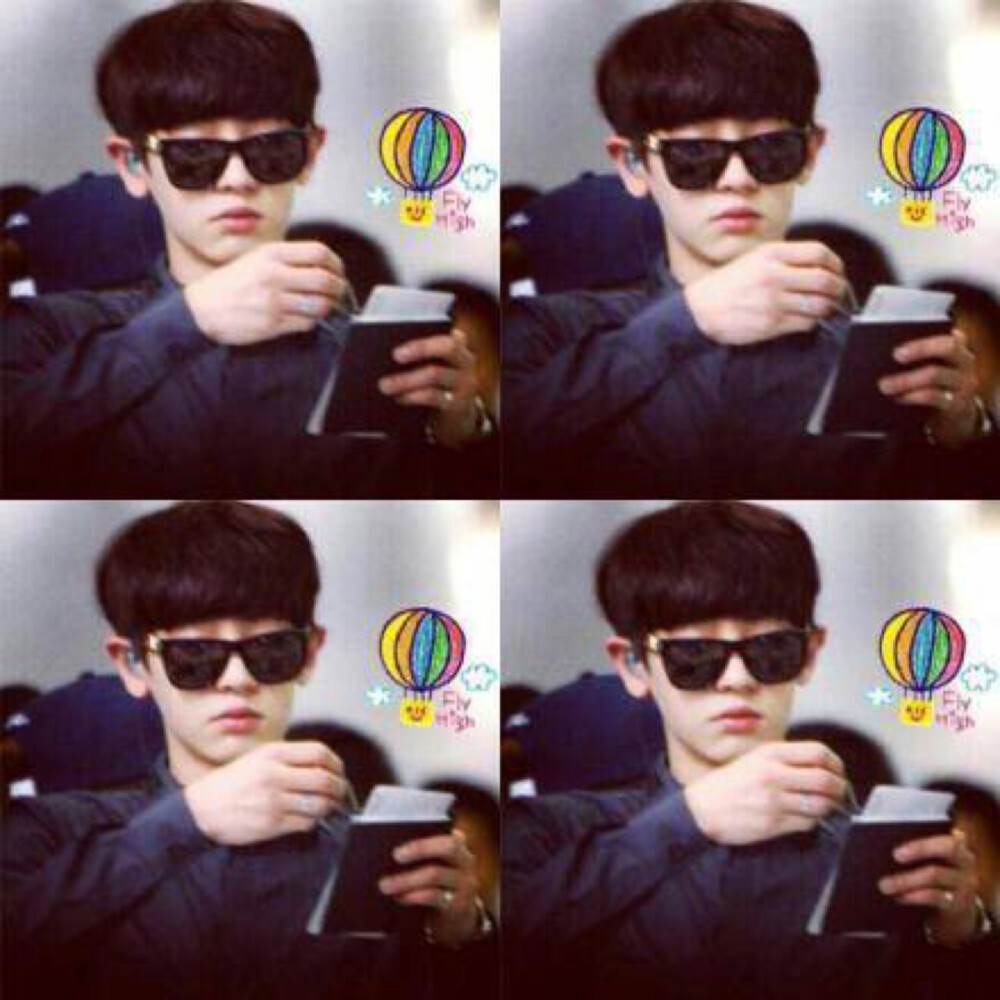 朴灿烈。四格头像