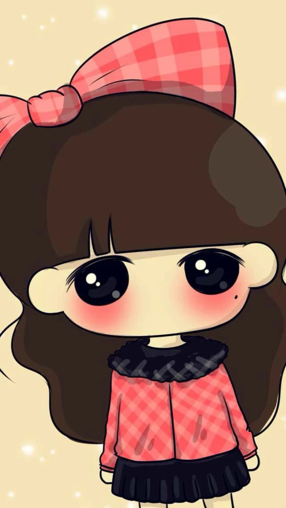 彼岸花。IPhone壁纸，小希，套图，卡通，手绘。