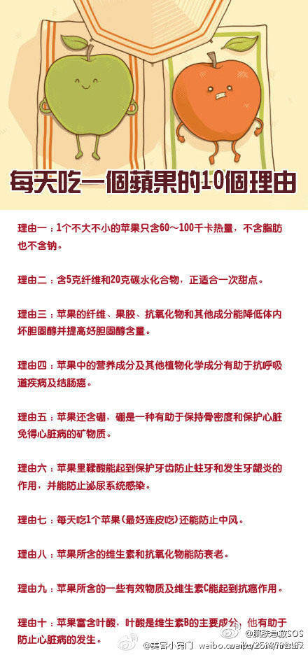 每日一苹果的十个理由