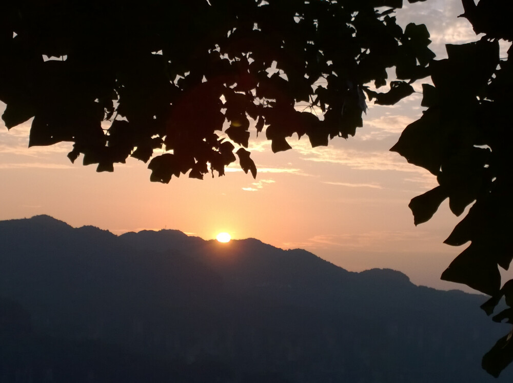 张家界，天子山，大观台，日出