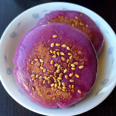 今日三餐 美味紫薯饼～