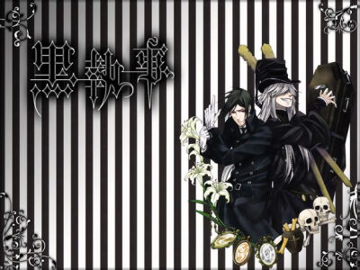 Black Butler 黑执事 塞巴斯蒂安·米卡艾里斯 夏尔·凡多姆海威 葬仪屋死神系列