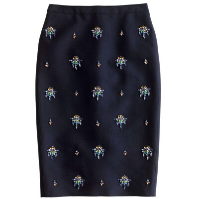 J.Crew Collection embellished pencil skirt