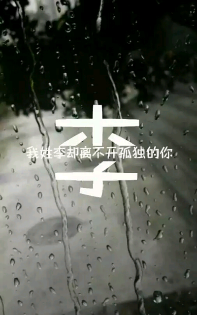 我姓李