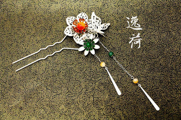 【采胜】古风手工发簪步摇发钗 古装旗袍汉服cos配饰头饰