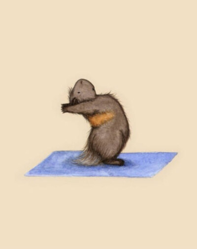 练瑜伽的小仓鼠1