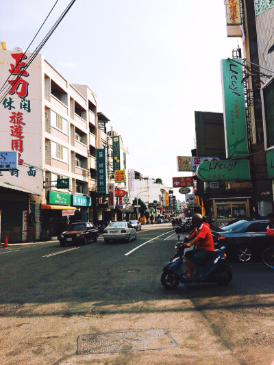 台中的街道。從居住地出發到處都是美景。圖片by：寶貝熊