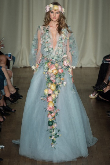 2015伦敦时装周-Marchesa2015春夏