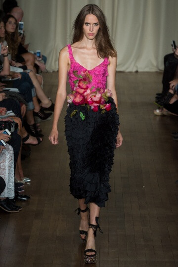 2015伦敦时装周-Marchesa2015春夏