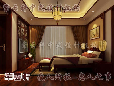 卧室中式装修效果图