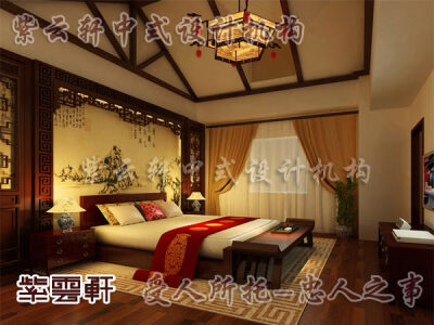 卧室中式装修效果图