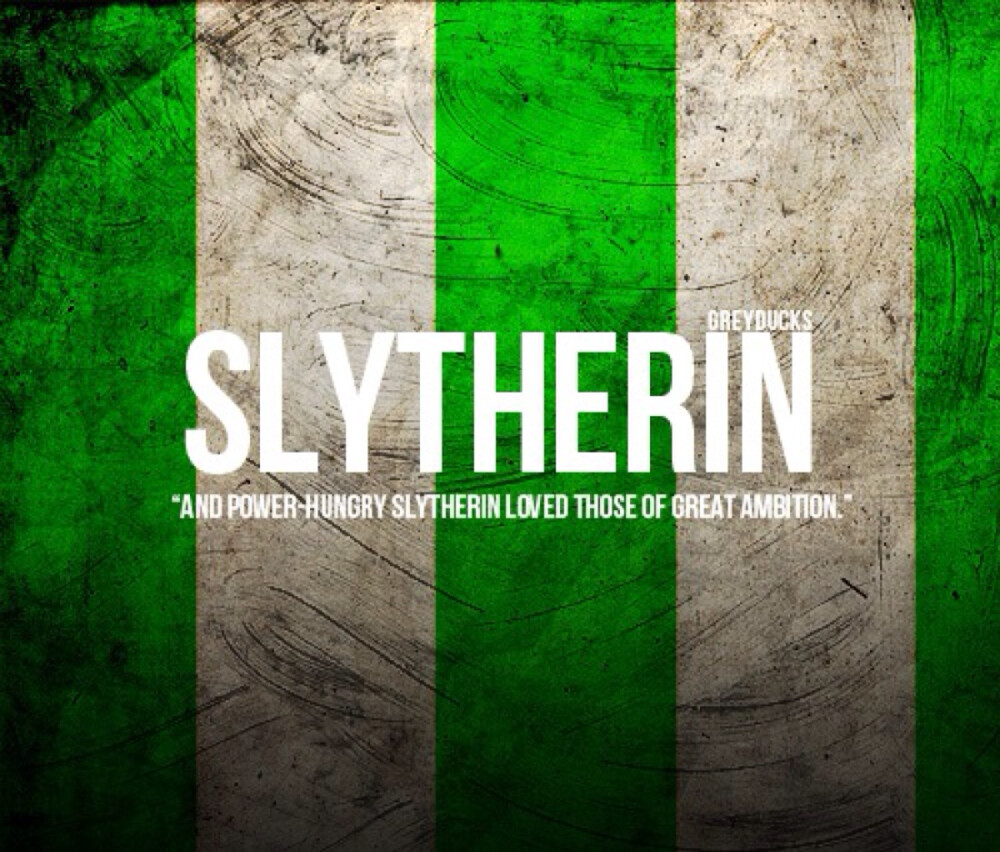 slytherin。