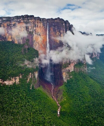 这是世界上最高的瀑布——委内瑞拉的安赫尔瀑布（Angel Falls）