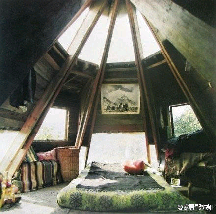 想住进一个小阁楼卧室。