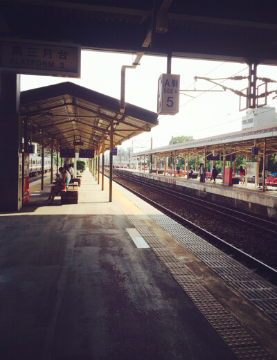 台中火車站的風景。都有一種古老的日式感覺。圖片by～寶貝熊