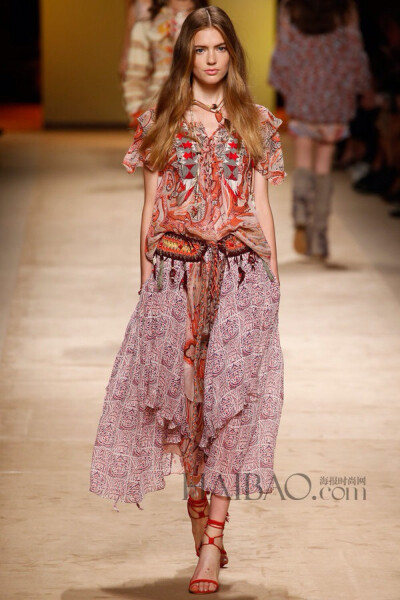 2015春夏米兰时装周女装秀艾绰 Etro