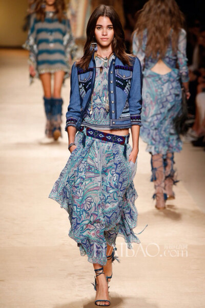 2015春夏米兰时装周女装秀艾绰 Etro