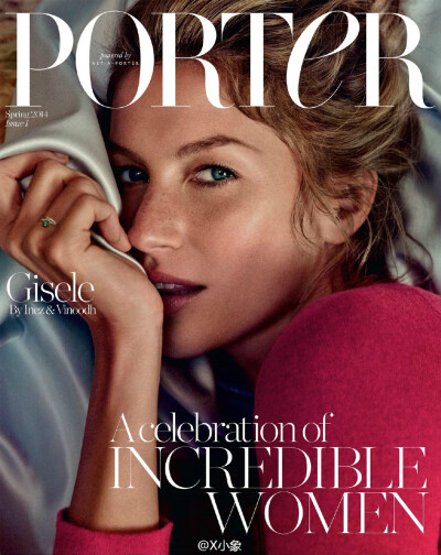 Porter Magazine Spring 2014 Gisele Bundchen.Ph Inez &amp;amp; Vinoodh.奢侈品电商Net-a-Porter继在线杂志《The Edit 后,今年2月出版其第一本纸质印刷杂志,该杂志命名为 Porter,创刊号请来吉娘娘坐镇,回归生活之…