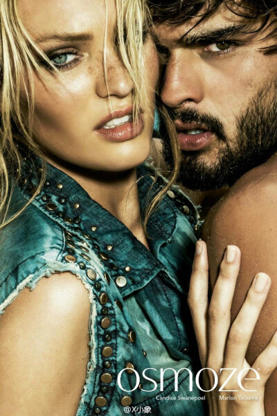 Osmose Jeans SS 2015 Candice Swanepoel &amp;amp; Marlon Teixeira