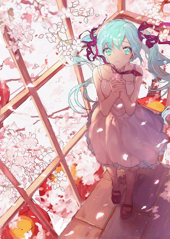 V家，初音！！唯美，，大爱，(๑• . •๑)