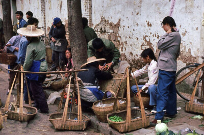 上世纪80年代昆明街头