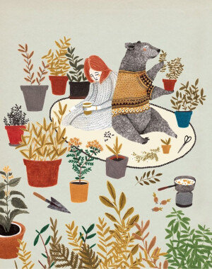 荷兰插画师lieke van der vorst作品…