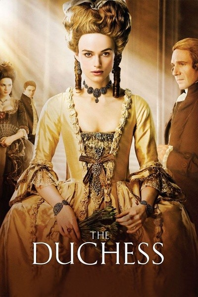 ❤公爵夫人The Duchess（2008） 一部讲述贵族风流韵事的电影，嫁给公爵的Georgiana只是他的一个生子工具——全英国唯一不爱她的男人就是她丈夫。❤