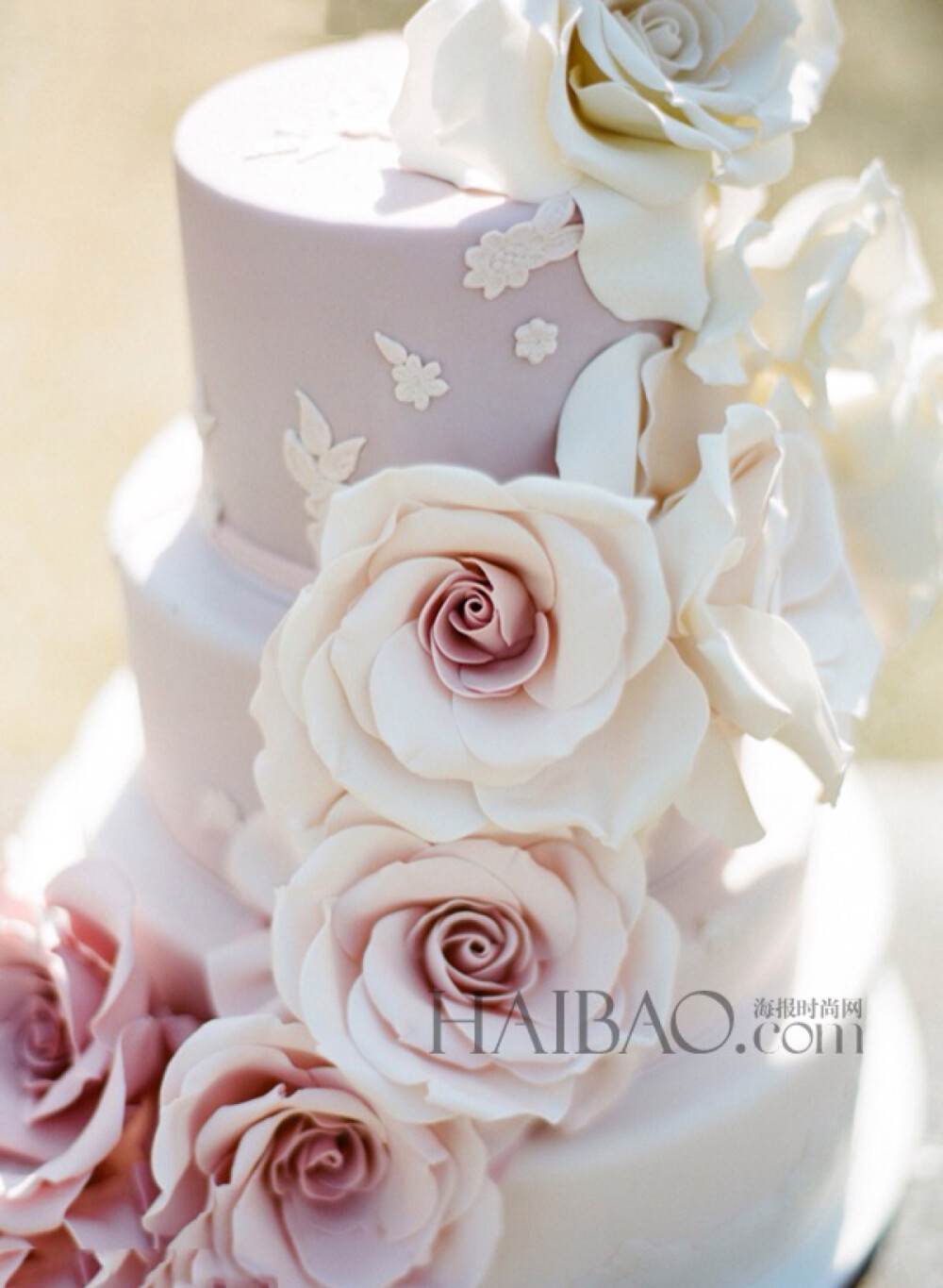翻糖婚礼鲜花蛋糕甜点