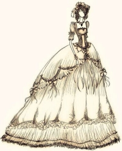 Joanna Marie美到爆的手绘晚礼服